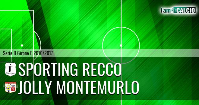 Sporting Recco - Jolly Montemurlo