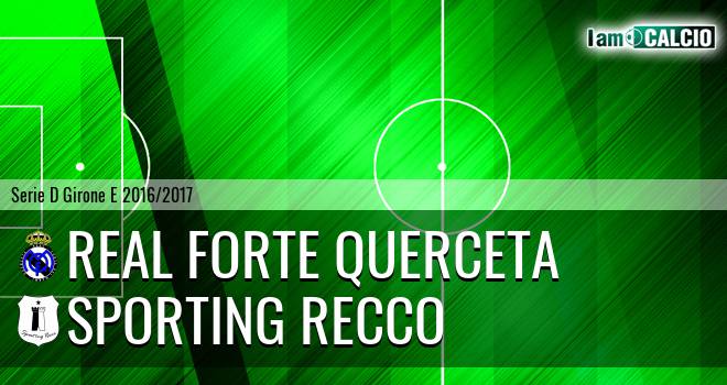 Real Forte Querceta - Sporting Recco