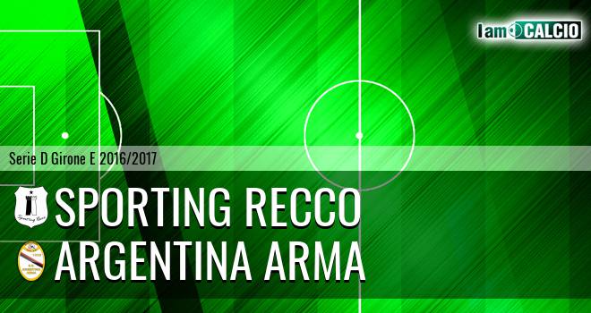 Sporting Recco - Argentina Arma