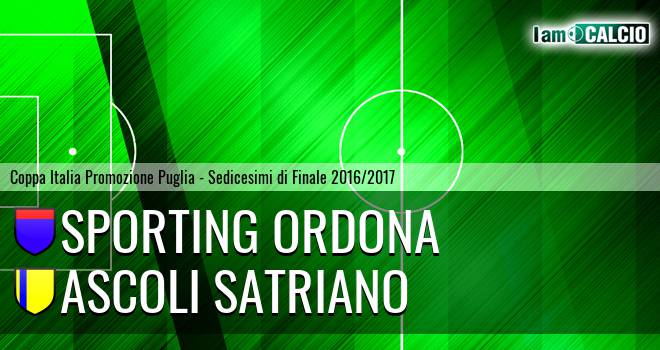 Sporting Ordona - Ascoli Satriano