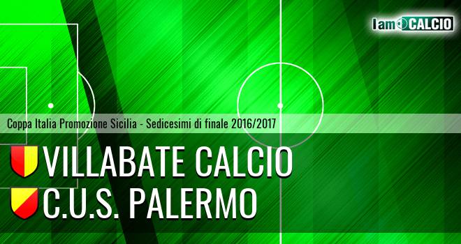 Villabate Calcio - C.U.S. Palermo
