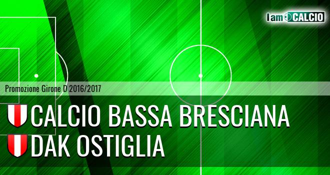 Calcio Bassa Bresciana - Dak Ostiglia