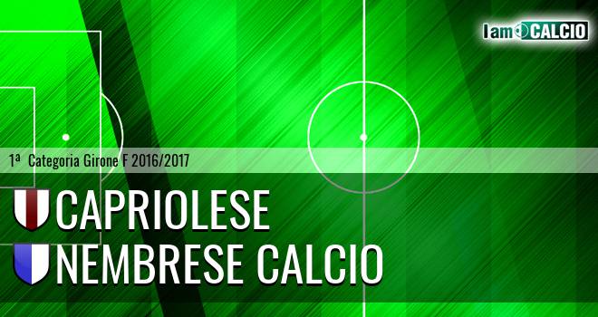 Capriolese - Nembrese calcio