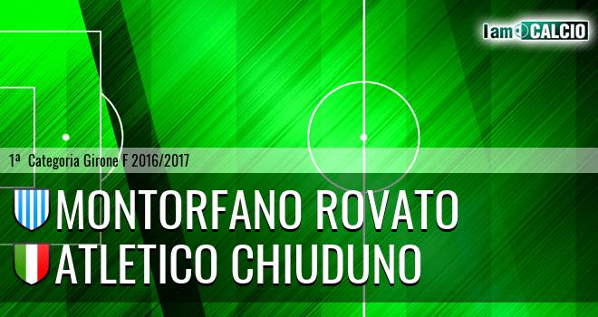 Montorfano Rovato - Atletico Chiuduno