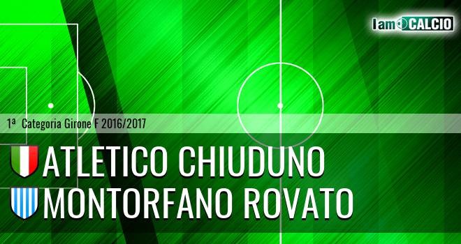 Atletico Chiuduno - Montorfano Rovato