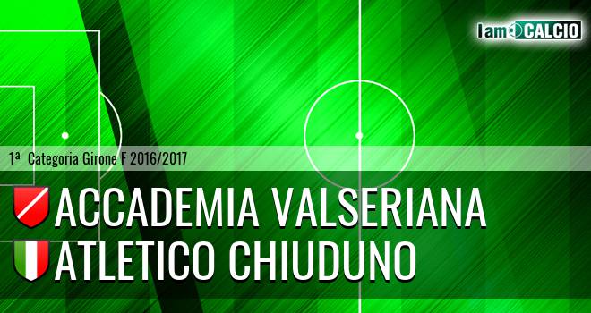 Accademia Valseriana - Atletico Chiuduno