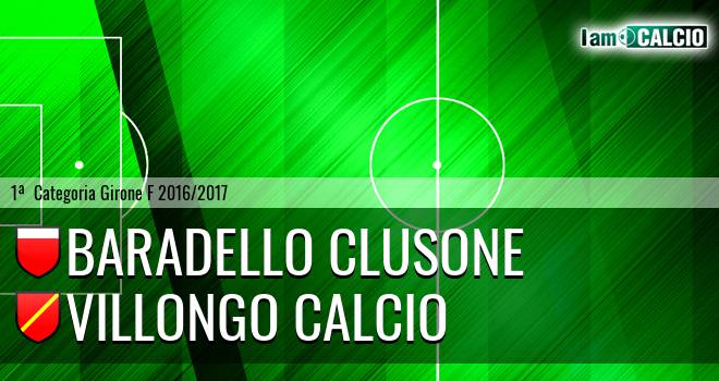 Baradello Clusone - Villongo calcio