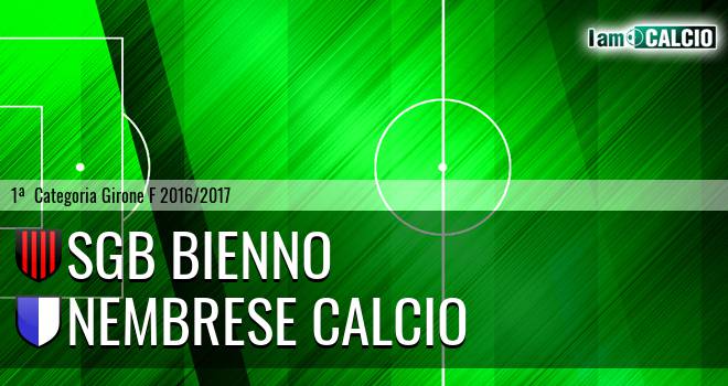 Sgb Bienno - Nembrese calcio