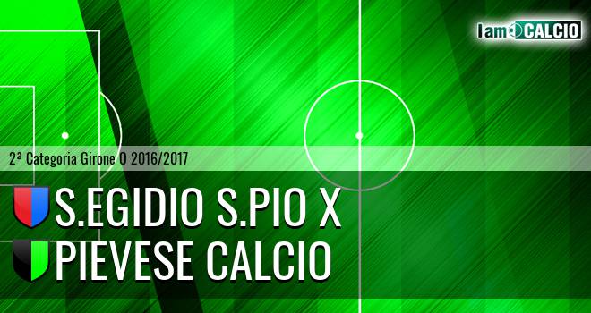 S.Egidio S.Pio X - Pievese Calcio