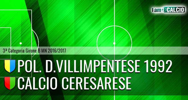 Pol. D.Villimpentese 1992 - Calcio Ceresarese
