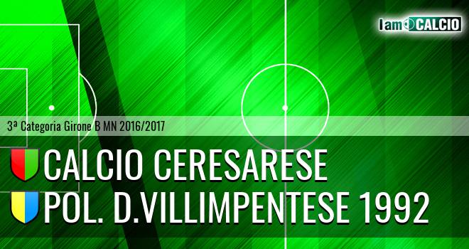 Calcio Ceresarese - Pol. D.Villimpentese 1992