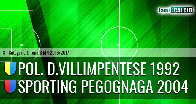 Pol. D.Villimpentese 1992 - Sporting Pegognaga 2004