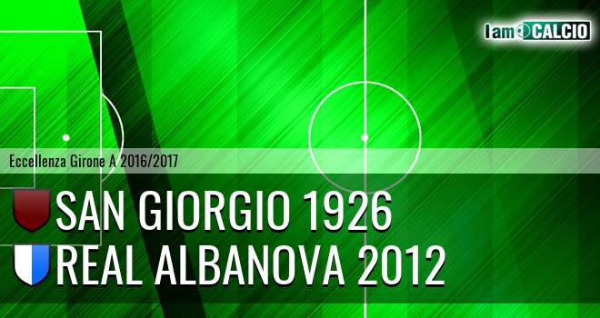 San Giorgio 1926 - Real Albanova 2012