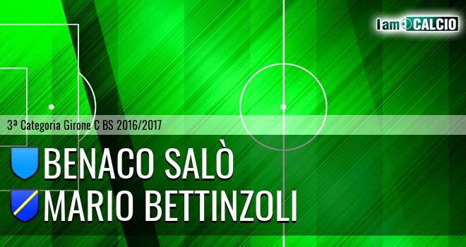 Benaco Salò - Mario Bettinzoli