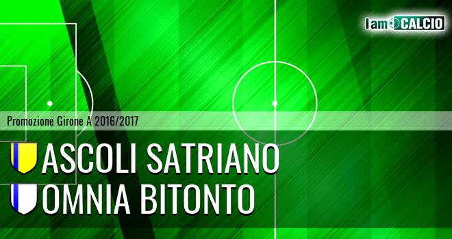 Ascoli Satriano - Bitonto Calcio