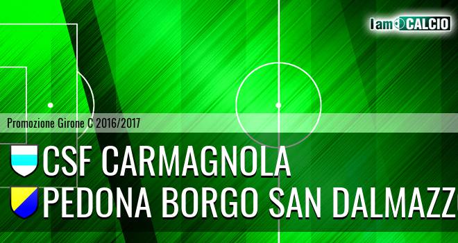 Csf Carmagnola - Pedona Borgo San Dalmazzo