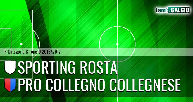 Sporting Rosta - Pro Collegno Collegnese