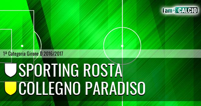 Sporting Rosta - Collegno Paradiso