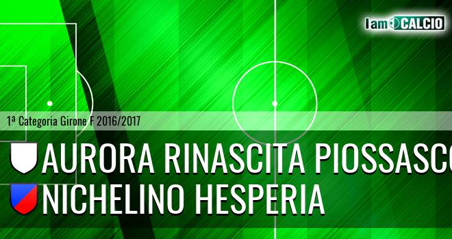 Aurora Rinascita Piossasco - Nichelino Hesperia