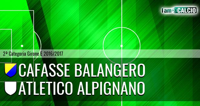 Cafasse Balangero - Atletico Alpignano