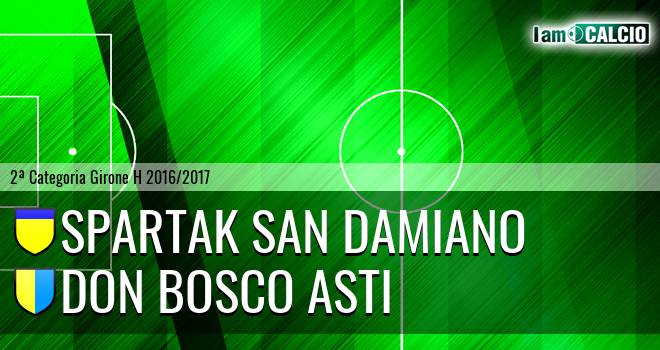 Spartak San Damiano - Don Bosco Asti