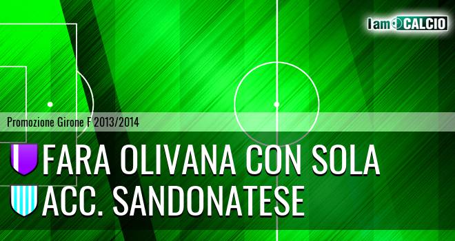 Fara Olivana con Sola - Acc. Sandonatese