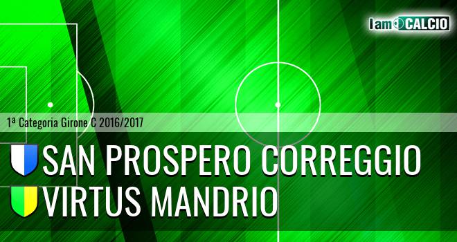 San Prospero Correggio - Virtus Mandrio