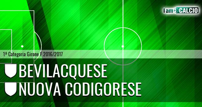 Bevilacquese - Nuova Codigorese