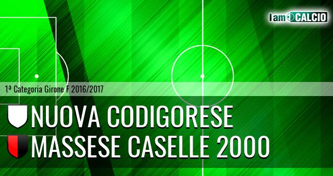 Nuova Codigorese - Massese Caselle 2000