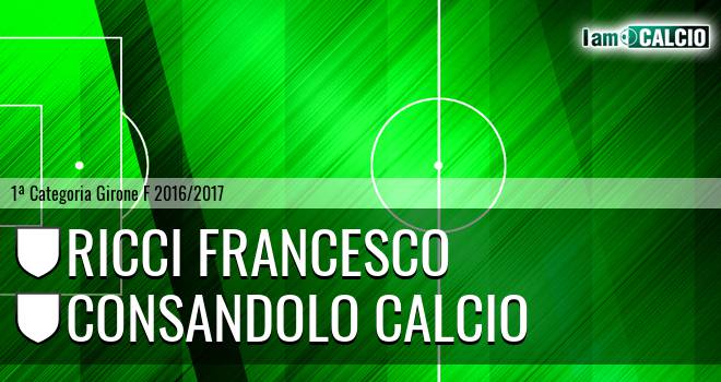 Ricci Francesco - Consandolo Calcio