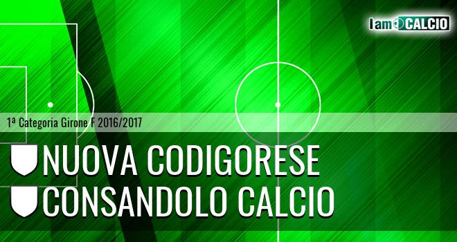 Nuova Codigorese - Consandolo Calcio