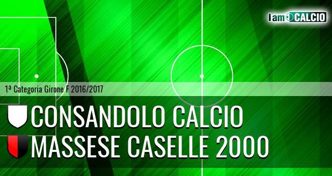 Consandolo Calcio - Massese Caselle 2000