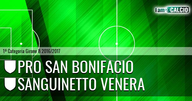 Pro San Bonifacio - Sanguinetto Venera