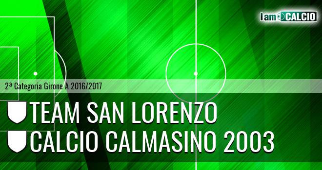 Team San Lorenzo - Calcio Calmasino 2003