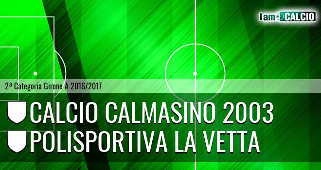 Calcio Calmasino 2003 - Polisportiva La Vetta