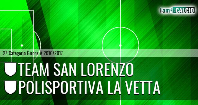 Team San Lorenzo - Polisportiva La Vetta