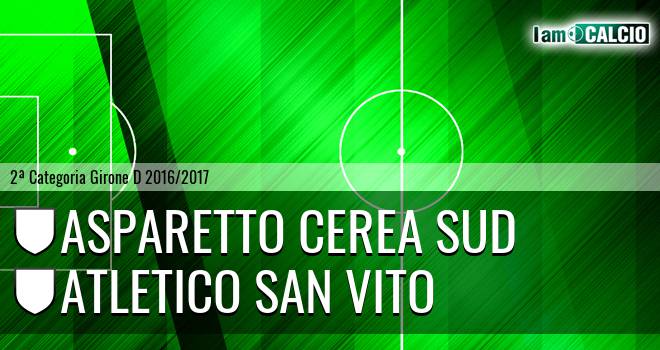 Asparetto Cerea Sud - Atletico San Vito