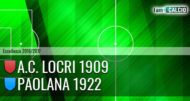 Locri - Paolana 1922