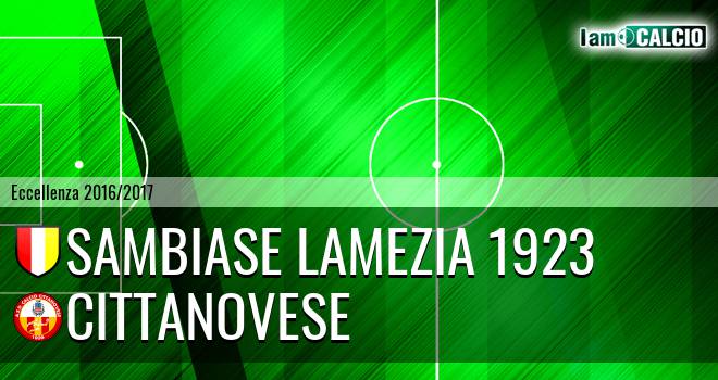 Sambiase Lamezia 1923 - Cittanova Calcio