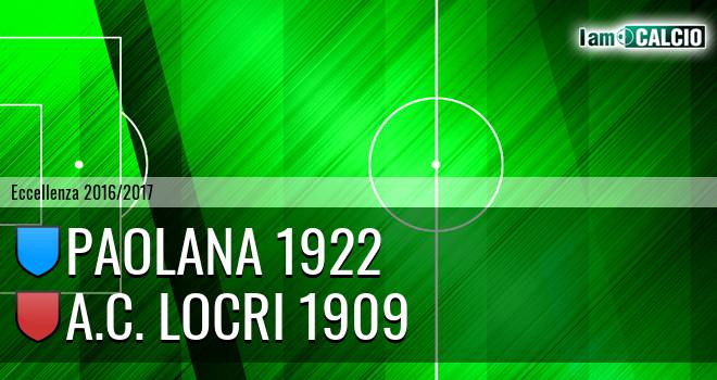 Paolana 1922 - Locri