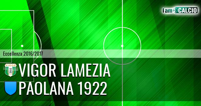 Vigor Lamezia - Paolana 1922