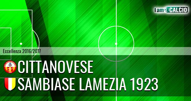 Cittanova Calcio - Sambiase Lamezia 1923