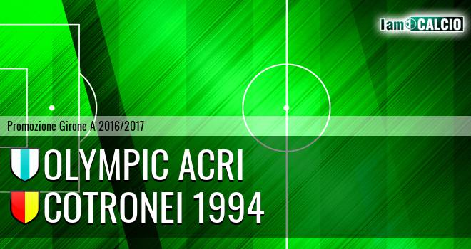 Olympic Acri - Cotronei 1994