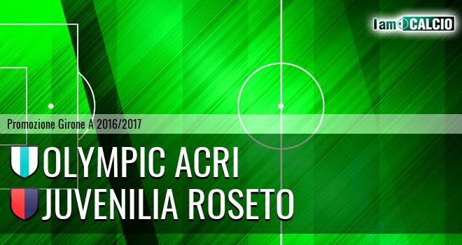 Olympic Acri - Juvenilia Roseto