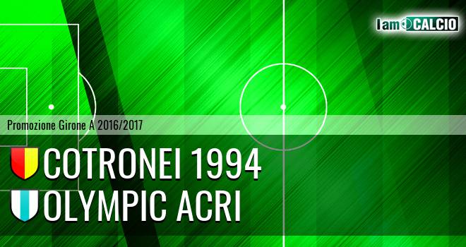 Cotronei 1994 - Olympic Acri