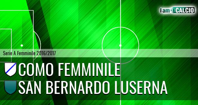 Como Femminile - San Bernardo Luserna