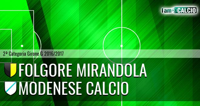 Folgore Mirandola - Modenese Calcio