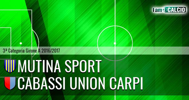 Mutina Sport - Cabassi Union Carpi