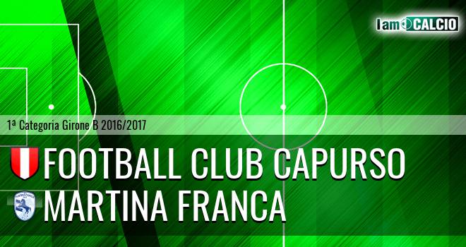 Capurso FC - Martina Calcio 1947