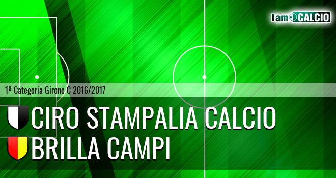 Ciro Stampalia Calcio - Brilla Campi